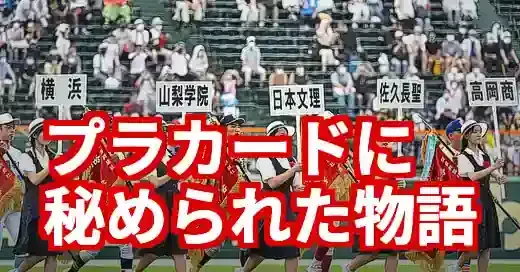 高校野球開会式プラカードの裏側！男子参加で変わる伝統とドラマ (関連: スポーツ, イベント, 高校野球, 甲子園, 開会式)