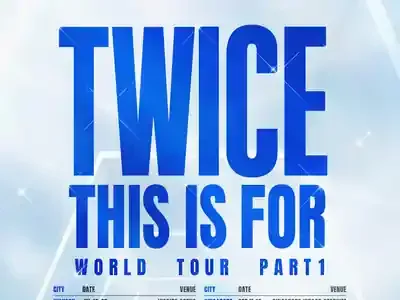 TWICEワールドツアー2025発表！360度ステージ＆日本4大ドームの全貌のメイン画像 (関連: エンタメ, 音楽, K-POP, TWICE, ワールドツアー)